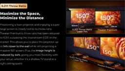 Formovie Theater Premium Laser TV UST 4k projector 2200 ISO lumen — thumbnail 2