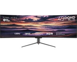 GAME HERO® 49 inch UltraWide Double QHD VA Monitor - 120Hz