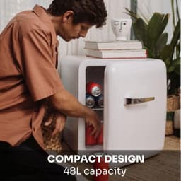 Equivera Mini Fridge for Drinks - Kleine Koelkast - Mini Koelkasten - Minibar - Mini Fridge - Mini Koelkast - Mini Koelkastje - Must have voor in Huis! — thumbnail 4