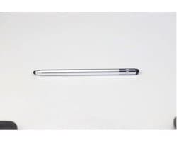SBG Universele Stylus Pen Geschikt voor Telefoon Tablet en iPad - Twee zachte punten - Eén precisie punt - Zilver