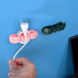 Kabel Organizer - 5 Stuks - Snoerwikkelaar - Kabelwikkelaar - Zelfklevend - Snoerorganizer Voor Keukenapparatuur - Voor USB Kabels, Draden, Mixers, Koffiemachines, Air Fryers & Keuken Apparaten - Geschikt Voor Thuis, Kantoor of Auto — thumbnail 2