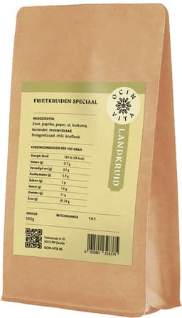Frietkruiden Speciaal – 250g – Huisgemaakte Kruidenmix voor Friet, Patat & Snacks – Geschikt voor Airfryer, Oven & Frituur – Ocin Vita — thumbnail 2