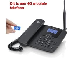 4G Bureau-telefoon - geen vaste lijn nodig - bellen via 4G mobiel netwerk - 410