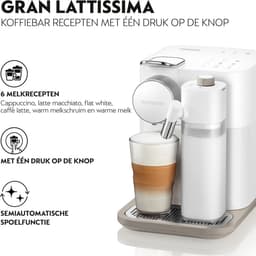 De'Longhi Nespresso Gran Lattissima EN640.W - Koffiecupmachine - Wit — thumbnail 4