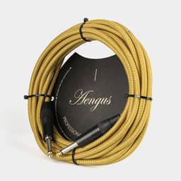 Áengus Gold Tweed Gitaarkabel Instrumentkabel - 6.35mm mono jack plug recht/recht - 6 meter — thumbnail 4