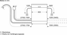 Siemens SX63EX04TE - iQ300 - Vaatwasser - Inbouwvaatwasser - 60 cm - XXL (extra hoog) - Energielabel B - Home Connect - varioSpeed Plus: je vaat tot wel drie keer zo snel schoon — thumbnail 13