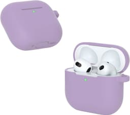 ShieldCase Siliconen Hoesje Geschikt voor Airpods 4 - Siliconen Case voor Apple Airpods 4 Case Hoesje - Paars — thumbnail 2