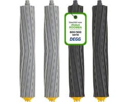 DEGG® - Rubberen bortels geschikt voor iRobot roomba 800/900 serie - Geschikt voor iRobot Roomba onderdelen - Roomba rollers - 2 SET(S)