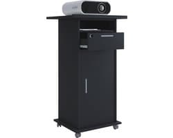 VCM Tafel meubel trolley onderstel beamer projector wielen oprolbaar Neta deur Tafel meubel trolley onderstel beamer projector wielen oprolbaar Neta deur