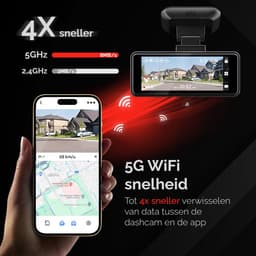 RedTiger F8 Pro Dashcam voor auto - Ultra 4K - Voor Camera - WiFi en GPS - 3,18 Inch met App - Dashcams - 2024 model - Sony Sensor - Nachtzicht - Parkeerbewaking - G Sensor - Loop opname - — thumbnail 4