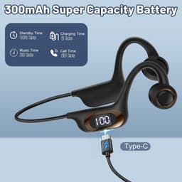 Lexium Bone Conduction Headphone - Sporthoofdtelefoon - Koptelefoon voor Sport - Open Ear Koptelefoon - Sport Koptelefoon — thumbnail 4