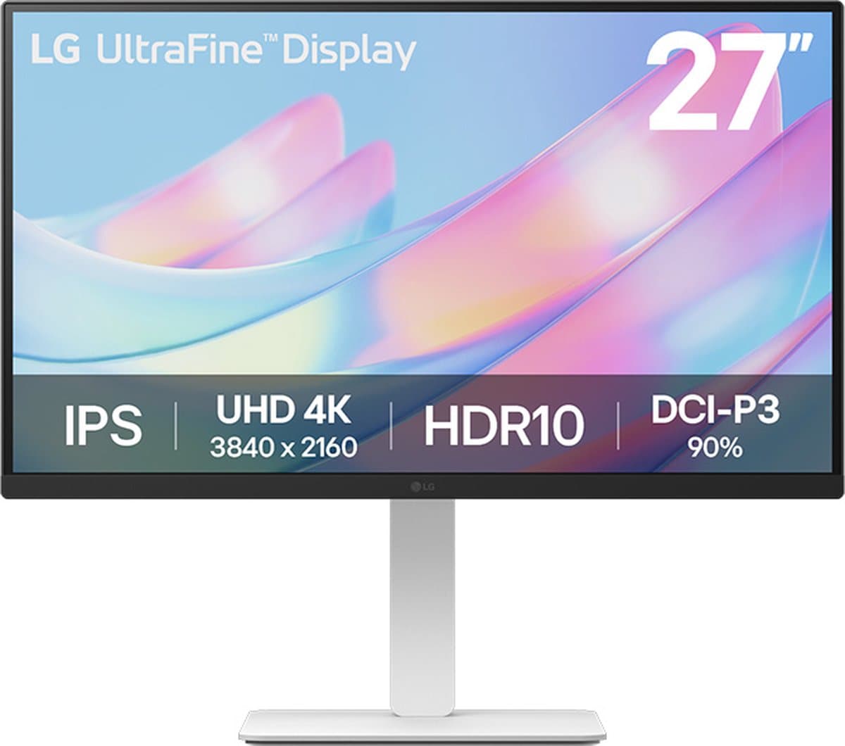 LG UltraFine 27US550 - 4K IPS Monitor - Ergonomisch Ontwerp - 27 inch — afbeelding 1