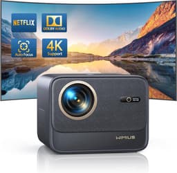 Full HD 1080P Beamer met 25000 Lumen, Autofocus, WiFi6 & Bluetooth voor Thuisbioscoop en Outdoor Gebruik — thumbnail 1