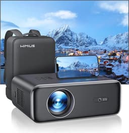 Full HD Beamer met Wifi6, Bluetooth en Autofocus – 25.000 lumen, 4K Ondersteuning, 300" Groot Scherm — thumbnail 1
