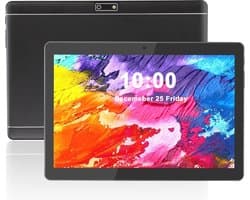 10,1 inch Android-tablet met HD-touchscreen, 2 GB RAM, 32 GB ROM, Dual SIM en krachtige batterij