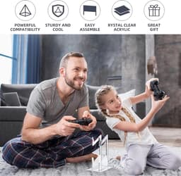 Gaming Headset- en Controllerstandaard van Acryl - Perfect Cadeau voor Gamers - Familie en Vrienden — thumbnail 2