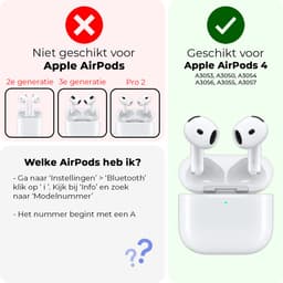 Hoesje - Geschikt voor Apple AirPods 4 - Siliconen Hoes met Clip - Silicone Case Cover - Oranje — thumbnail 2