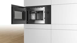 Bosch BFL523MB1F - Serie 4 - Inbouwmagnetron - 38x59 cm - 20 l - Zwart - Eenvoudig te reinigen met hydrolyse — thumbnail 5