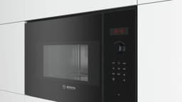 Bosch BFL523MB1F - Serie 4 - Inbouwmagnetron - 38x59 cm - 20 l - Zwart - Eenvoudig te reinigen met hydrolyse — thumbnail 4