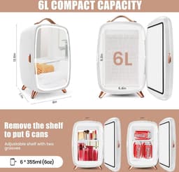 Solacis Skincare fridge - Skincare - Skincare koelkast - Tools - Organizer - Must have voor uw skincare! — thumbnail 2