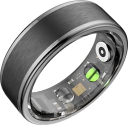Kuno Ring 1 - Slimme ring - Smart Wearable - Health Ring - Slaap Tracker - Hartslagmeter - Stappenteller - Fitness en Activiteiten Tracker - Calorieen Bijhouden - Geen Abbonement - Waterdicht - voor Mannen en Vrouwen - Zwart - Maat #8 — thumbnail 2