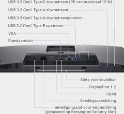 Dell P2725H - Full HD IPS Monitor - 100hz - Ergonomisch - EPEAT Gold Climate+ Gecertificeerd - 27 inch — thumbnail 5