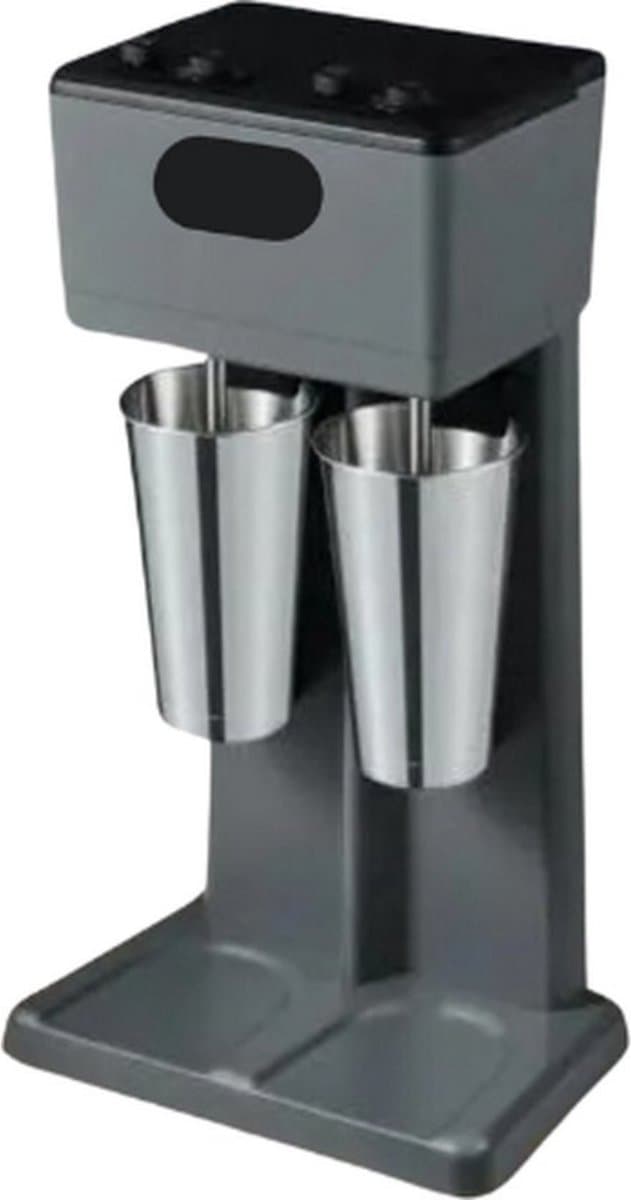 Luxe Milkshake Machine – Blender – Sapcentrifuge – Slowjuicer – Milkshaker – Voor Horeca of Thuis – Dubbele Beker – RVS – 750W — afbeelding 1