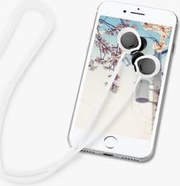kwmobile-riem geschikt voor Google Pixel Buds Pro-hoofdtelefoon - hoofdtelefoonhouderband in wit — thumbnail 2