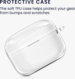kwmobile Earphones Case for Sony LinkBuds S Case - Clear TPU Silicone Earbuds Cover - Transparent — thumbnail 5