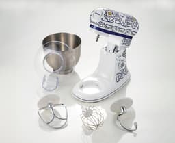 Ariete Capri 1588 - Italiaans design keukenmachine - 5.5 liter - 3 accessoires - 2400 Watt - 7 snelheden — thumbnail 4