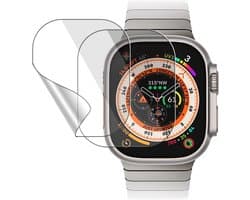 Stravo 2-Pack Apple Watch Schermbeschermer voor Apple Watch Ultra 2/1 - 49mm - Geavanceerd TPU Materiaal [Geen Glas], Zelfherstellend, Krasbestendig HD Helder Folie voor iWatch Ultra 2 1 49mm - Eenvoudige Installatie