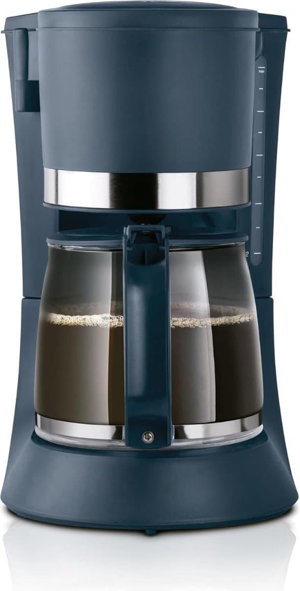 MKSS® Koffiezetapparaat met Thermoskan - Koffiemachines - Donkerblauw — afbeelding 1