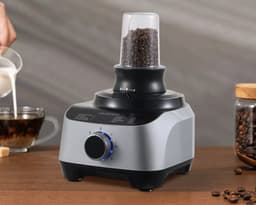 J&R Keukenmachine - Alles in 1 keukenmachine - Multifunctionele keukenmachine - 11 in 1 - Blender - Citruspers - Kneden - Hakken - Malen - Mixen - 1300W - Zilvergrijs — thumbnail 4