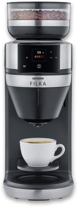 Severin KA 4852 FILKA Filterkoffiezetapparaat – Volautomaat – Bonen & Filterkoffie – 5 Sterktes – Touch Display – Glazen Kan — thumbnail 5