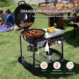 Barbecue - Met Tafel - BBQ - Ideaal Voor Houtskoolgrill — thumbnail 5