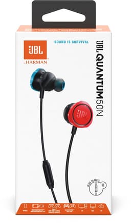 JBL QUANTUM 50N - Gaming headset - Blauw Rood — thumbnail 2