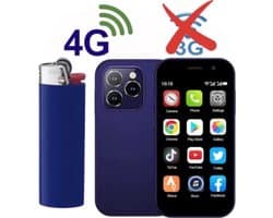 Medj - Mini smartphone- mobiele telefoon- superkleine -klein -4G -Snelste -mini- gsm -android 10