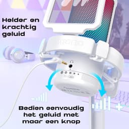 Maono DGM20 - Professionele USB Microfoon - RGB Gaming Microfoon - Studiokwaliteit Geluid - Cardioïde Richting - Voor Podcast - Streaming - Opnames - Wit — thumbnail 2