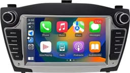 Navigatiesysteem auto met scherm - autoradio geschikt voor CarPlay en Android auto - bluetooth radio - geschikt voor Hyundai IX35 2010-2016 — thumbnail 2