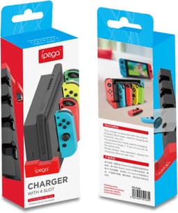 2 Stuks iPega Docking Station - Geschikt voor vier Nintendo Switch joy-cons — thumbnail 4