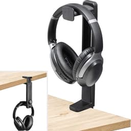 oCreon HS906 Hoofdtelefoonstandaard & Hanger 2-in-1 - Verstelbare Gaming Headset Houder met Kabelclip — thumbnail 1