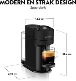 De'Longhi Nespresso Vertuo Next ENV120.BM - Koffiecupmachine - Zwart — thumbnail 13