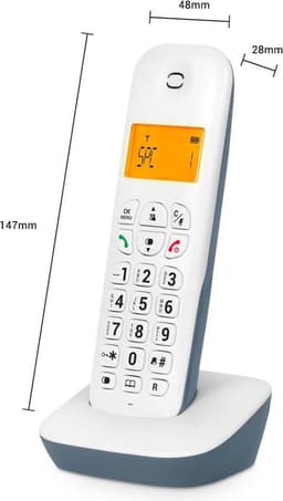 ApexArte® Huistelefoon - Senioren Telefoon Vaste Lijn - GSM - Wit — thumbnail 4