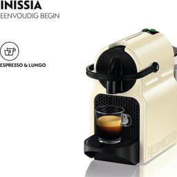 De'Longhi Nespresso Inissia EN80.CW - Koffiecupmachine - Creme Wit - Beige — thumbnail 5