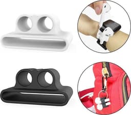 AirPods horlogebandhouAirPods horlogebandhouder - Wit | Geschikt voor Apple Airpod-accessoireshouder voor oefeningen | Beveilig veilig uw AirPods op uw polsband — thumbnail 4