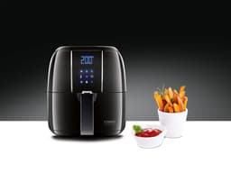 CASO AF200 Hetelucht Friteuse – 3L, 1400W, Sensor-Touch Bedieningspaneel, 6 Automatische Programma’s, RVS Binnenkant, Veiligheidsvergrendeling — thumbnail 4