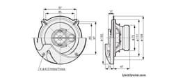 Pioneer TS-R1350S – 13 cm 2-weg coaxiale autospeakers – 250 W max / 35 W RMS – R-Series – Inclusief speakergrills — thumbnail 3