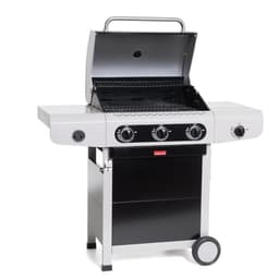 Barbecook Siesta 310 Black Edition - Gas BBQ barbecue - 3 Branders - Met zijbrander - 1 vaste zijtafel — thumbnail 1