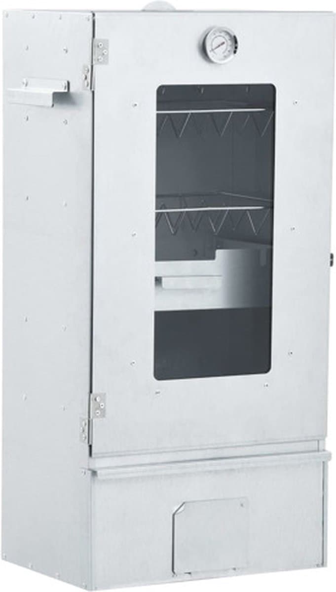 vidaXL BBQ-rookoven met 1 kg houtsnippers 44.5x29x83 cm — afbeelding 1