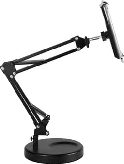 Universele Tablet / Smartphone houder /  Tafelmodel met flexibele armen- Zwart — thumbnail 2